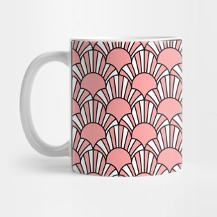 Art Deco Pattern no 32 - Pink Vintage Pattern Mug